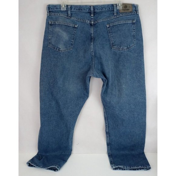 Wrangler Other - Wrangler Men's Relaxed Fit Medium Wash Bootcut Jeans Size 42x32